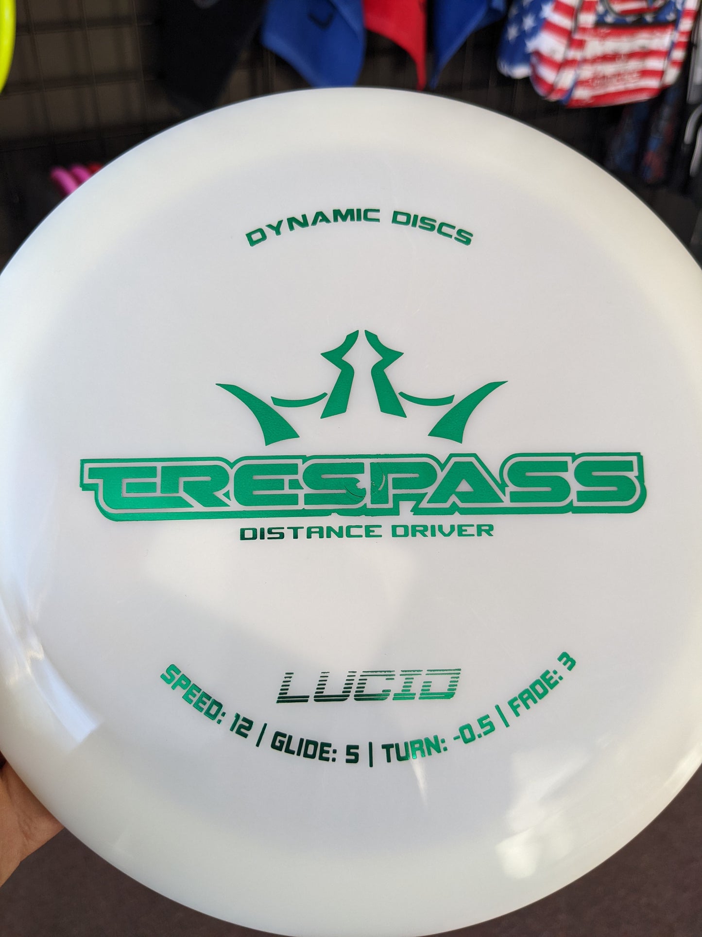 Dynamic Discs White Lucid Trespass